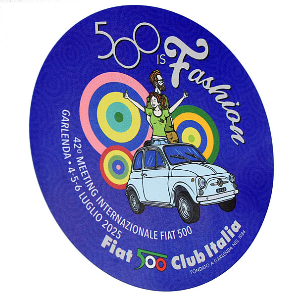 FIAT 500 CLUB ITALIA 41th Meeting 2025 Sticker