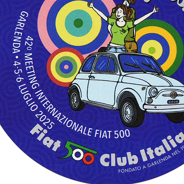FIAT 500 CLUB ITALIA 41th Meeting 2025 Sticker