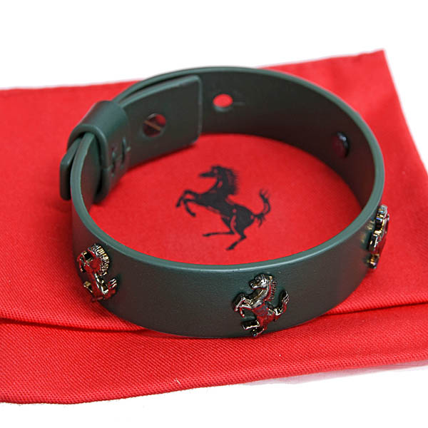 Ferrari Official Cavallino Leather Bracelet