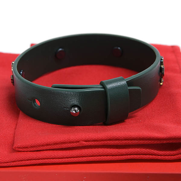 Ferrari Official Cavallino Leather Bracelet 