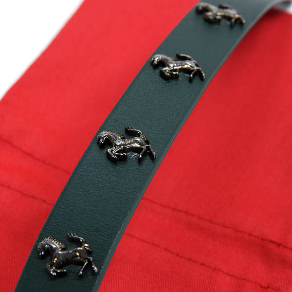 Ferrari Official Cavallino Leather Bracelet 