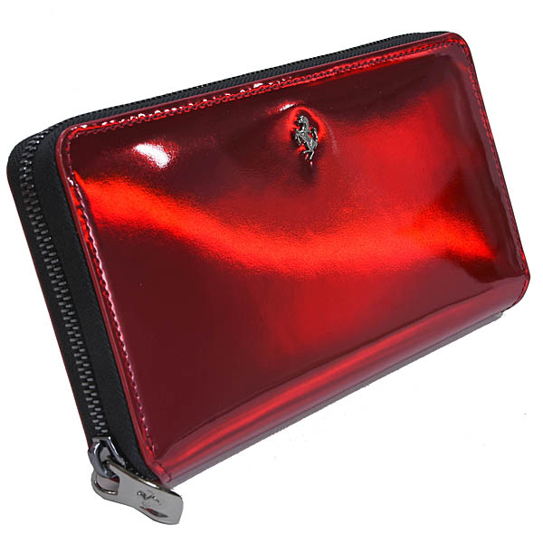 Ferrari Genuine Hyper Sonic Round Zip Wallet
