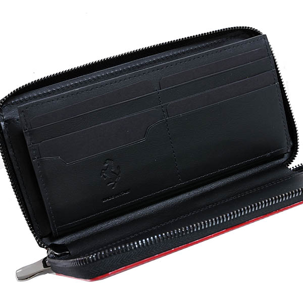 Ferrari Genuine Hyper Sonic Round Zip Wallet