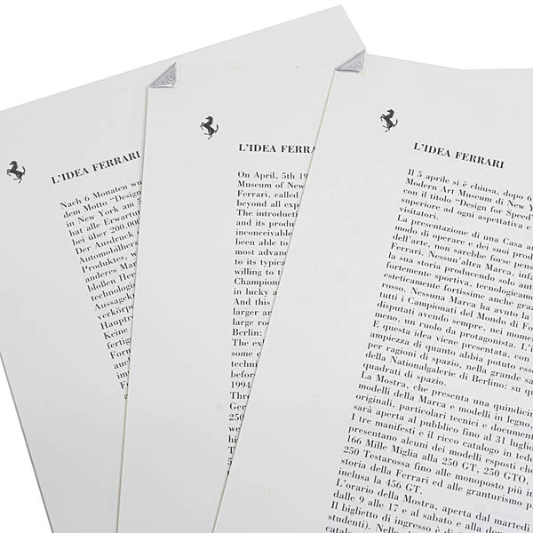 L'idea Ferrari Berlin 1994 Press Release