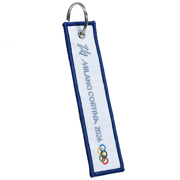 Milano Cortina 2026 Olympicオフィシャルリボンキーリング(LOGO)