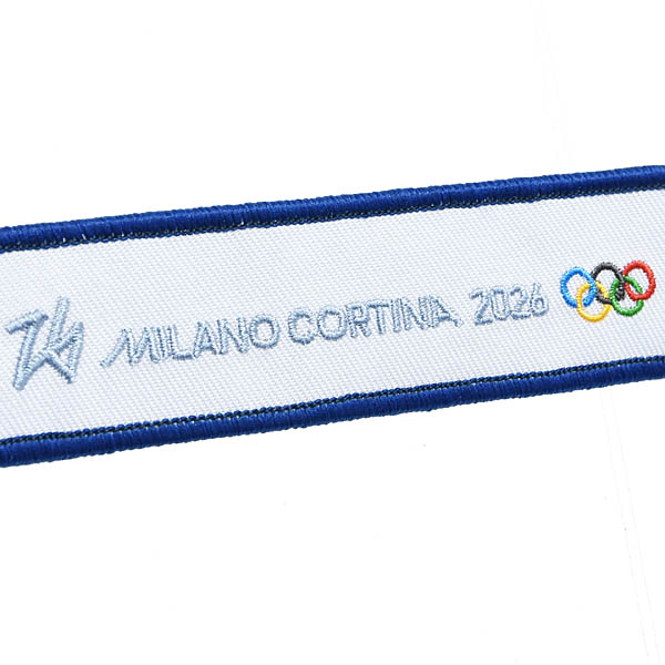 Milano Cortina 2026 Olympicオフィシャルリボンキーリング(LOGO)