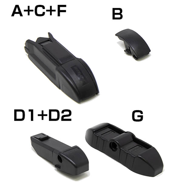 FIAT PANDA Series 3 Super Water-Repellent Wiper Blade Set by BELLOF