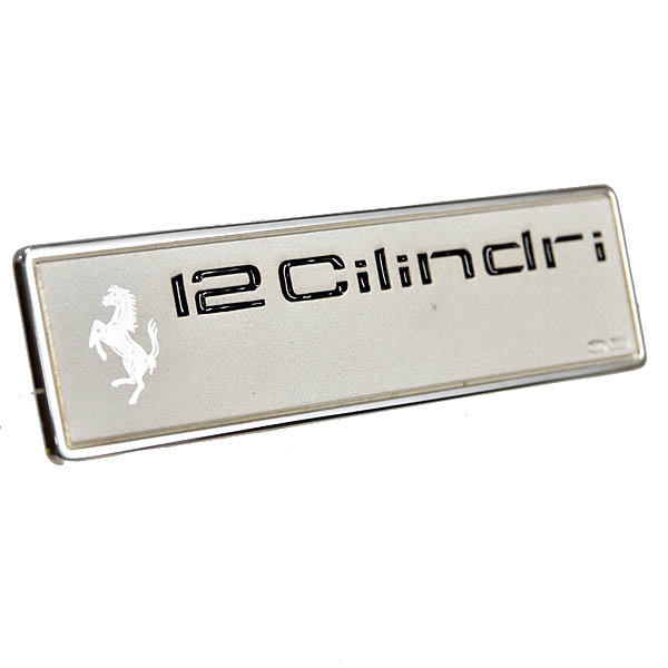 Ferrari純正12Cilindriインテリアプレート(シルバー925)