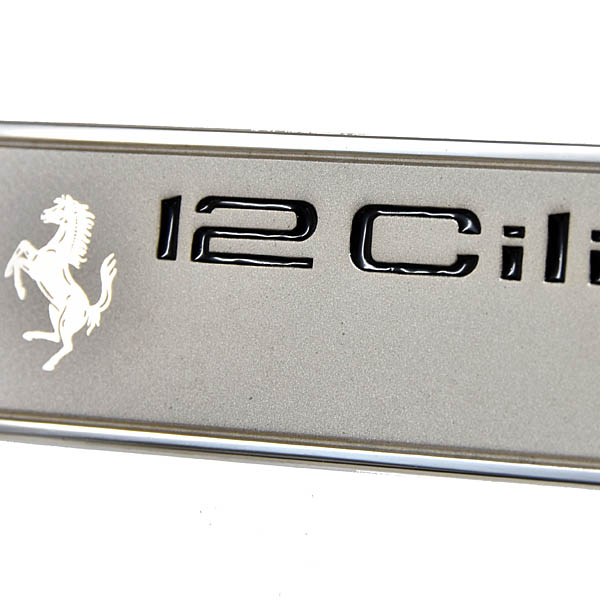 Ferrari純正12Cilindriインテリアプレート(シルバー925)