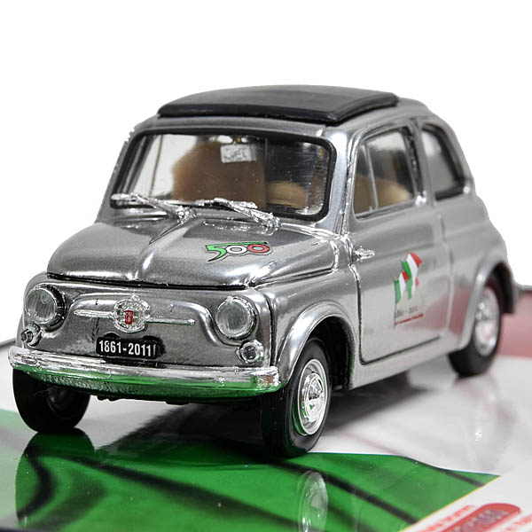1/43 FIAT 500D Italy 150th Anniversary Memorial Model by FIAT 500 CLUB ITALIA
