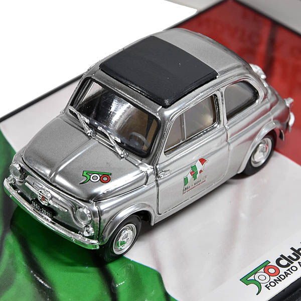1/43 FIAT 500D Italy 150th Anniversary Memorial Model by FIAT 500 CLUB ITALIA