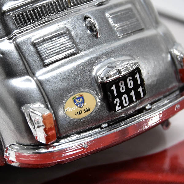 1/43 FIAT 500D Italy 150th Anniversary Memorial Model by FIAT 500 CLUB ITALIA
