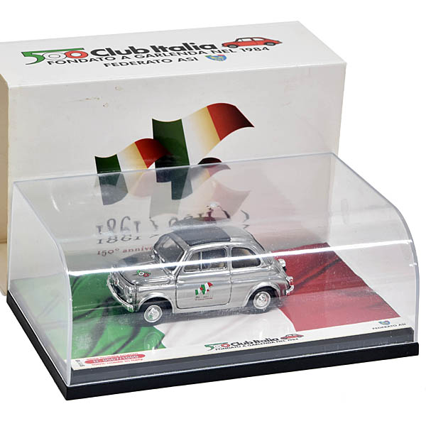 1/43 FIAT 500D Italy 150th Anniversary Memorial Model by FIAT 500 CLUB ITALIA