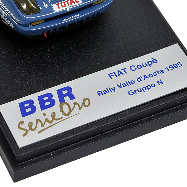 1/43 FIAT COUPE Rally Valle d'aosta1995 Miniature Model by BBR serie Oro