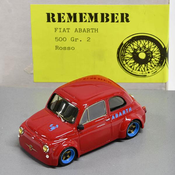 1/43 FIAT ABARTH 500 Gr.2 (Rosso) Miniature Model