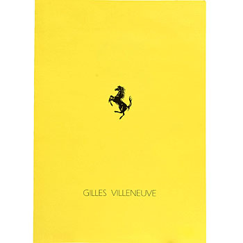 Gilles Villeneuve没後10周年メモリアルリーフレット 