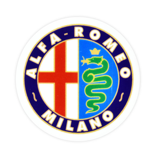 Alfa Romeo Milanoエンブレムステッカー(48mm)