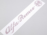 Alfa Romeo Logo & Emblem Sticker (Transparent Base/200mm)