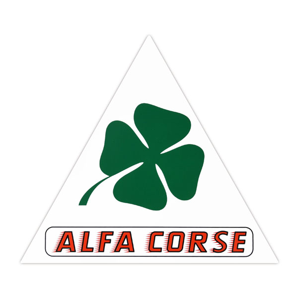 Alfa Corse三角ステッカー (M)