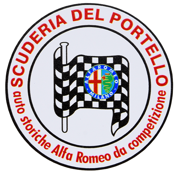 Alfa Romeoポルテッロラウンドステッカー