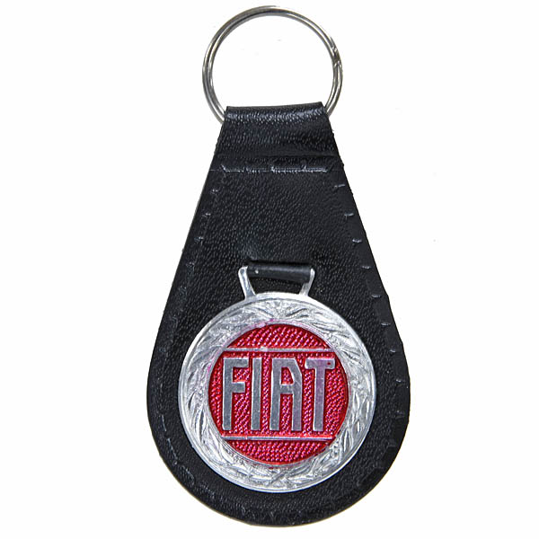 FIAT Red Emblem Keyring