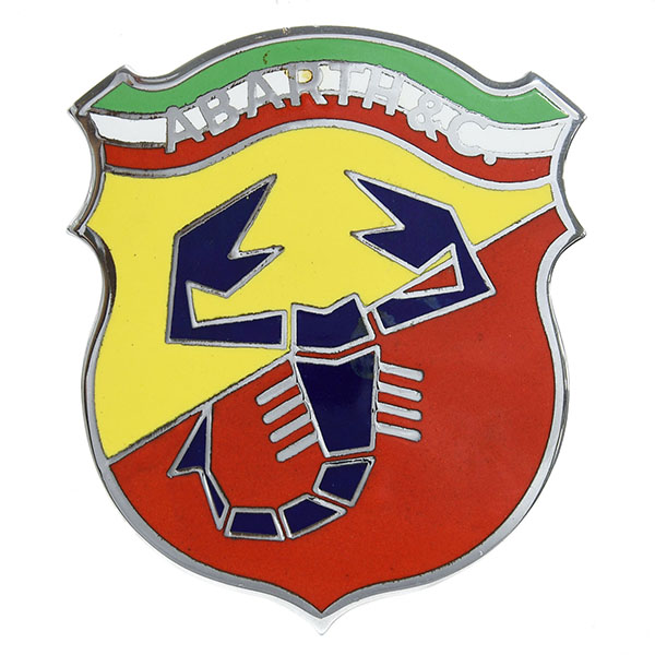 ABARTH&C Emblem (Horizontal Tricolor/Cloisonne) 