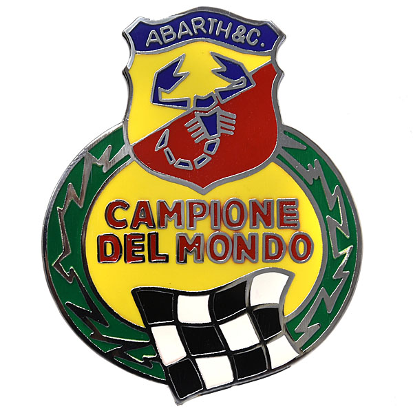 ABARTH CAMPIONE DEL MONDO Emblem(Cloisonne)(Type-C) 