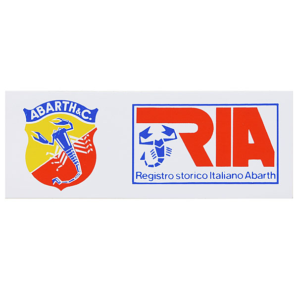 RIA-イタリアABARTH協会-ロゴステッカー