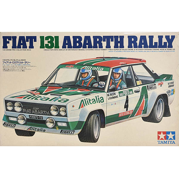 1/20 FIAT131 ABARTH RALLY ALITALIAプラモデル