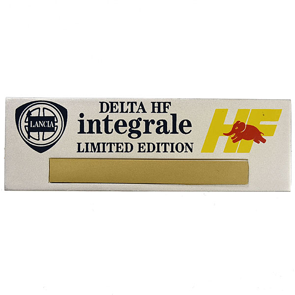 LANCIA Delta HF Integrale Limited Edition Badge for Interior