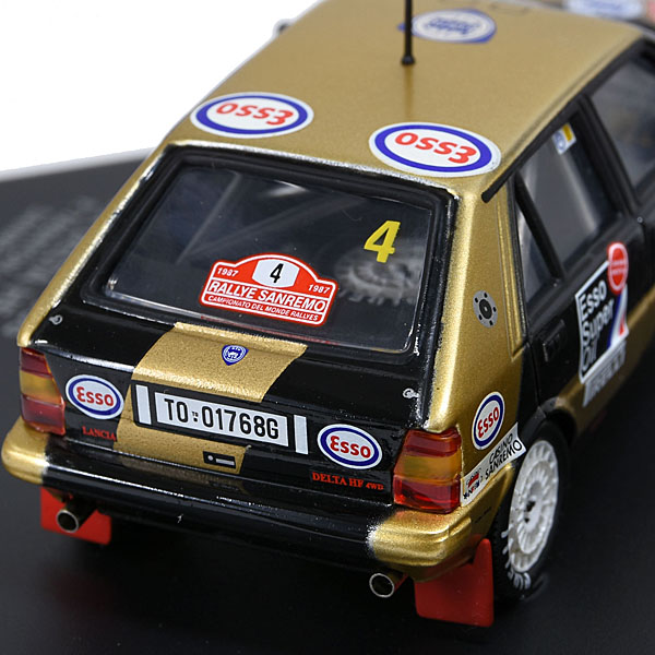 1/43 LANCIA Delta HF -Esso- 1987年Rally San Remoミニチュアモデル