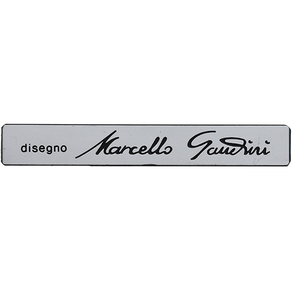 Marcello Gandini Script Plate