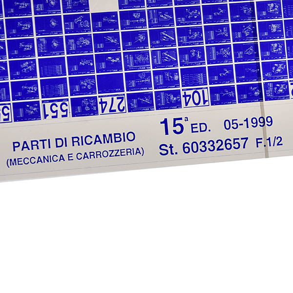 FIAT PANDA 4x2 MQ91パーツマニュアルマイクロフィッシュ