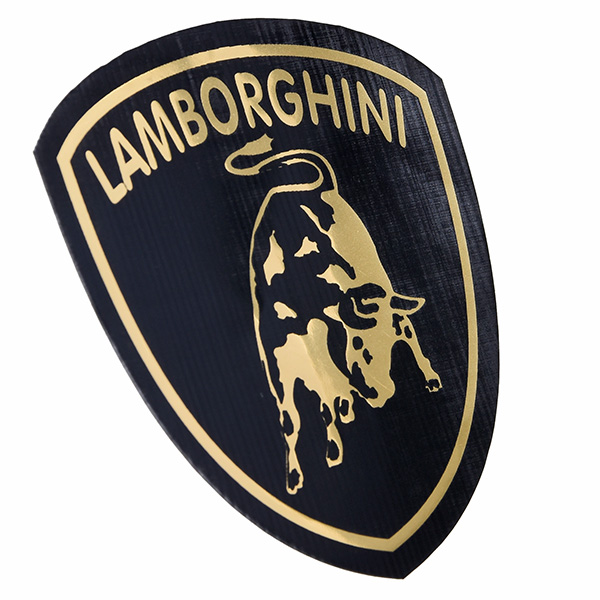 Lamborghini Emblem Sticker(Black/Small) 