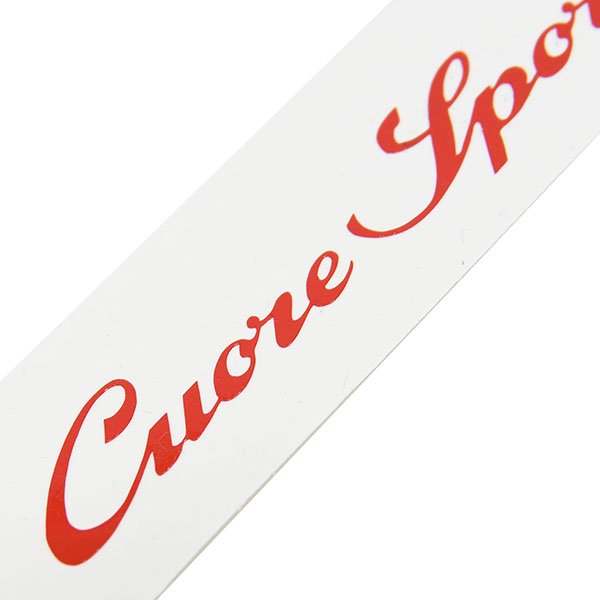 Alfa Romeo(Cuore Sportivo) Logo Script Sticker(100mm)