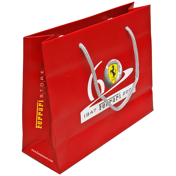 Ferrari純正60周年記念ペーパーショッピングバッグ