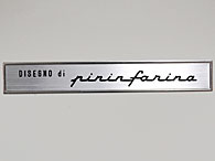 Disegno di Pininfarinaロゴプレートエンブレム