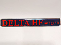 LANCIA DELTA HF integraleリアゲート用エンブレムプレート