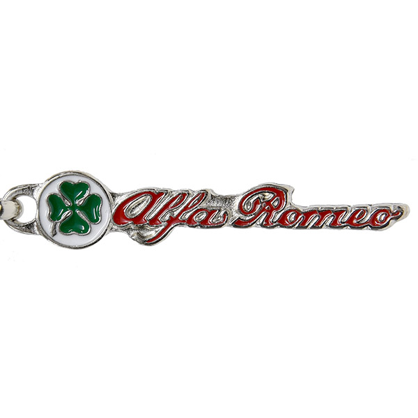 Alfa Romeo Metal Keyring (Quadrifoglio&logo)