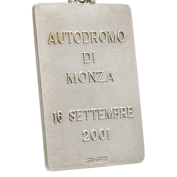 Ferrari F1 2001 ITALIA G.P. Sterling Silver Keyring