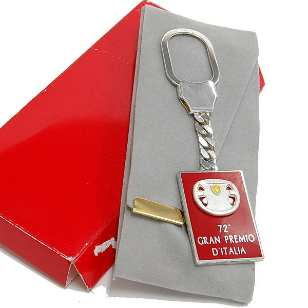 Ferrari F1 2001 ITALIA G.P. Sterling Silver Keyring