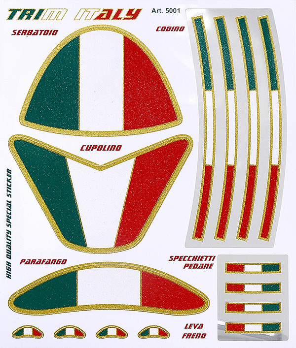 TRIM ITALY Sticker Set