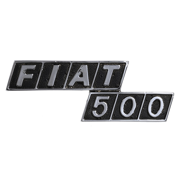 FIAT 500ロゴエンブレムプレート