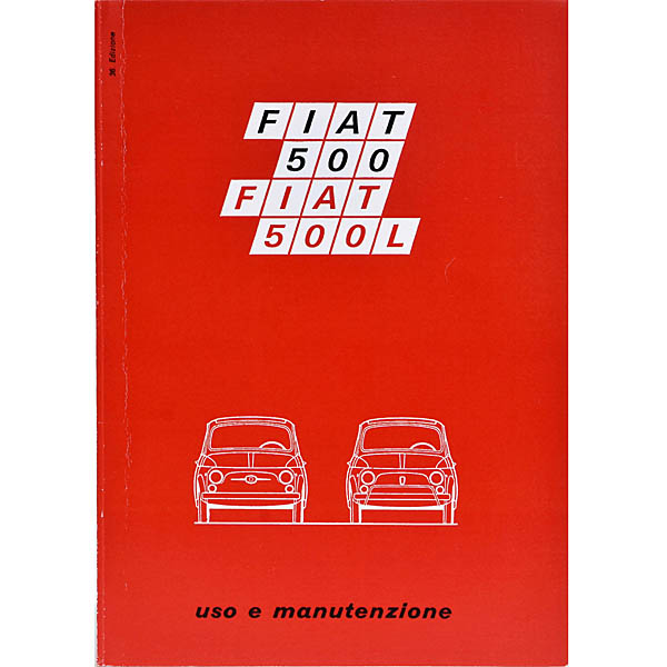 FIAT 500/500Lユーザーズニュアル1970 リプリント版