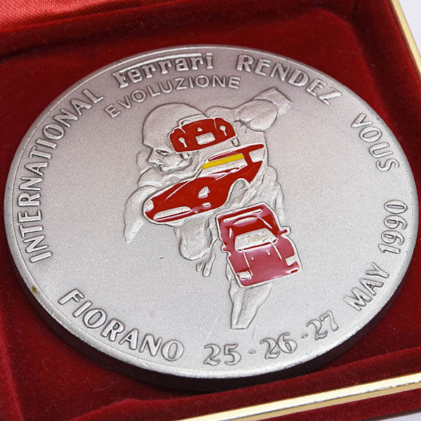 1990 FERRARI CLUB FIORANO Evoluzione Rendez Vous Commemorative Medal